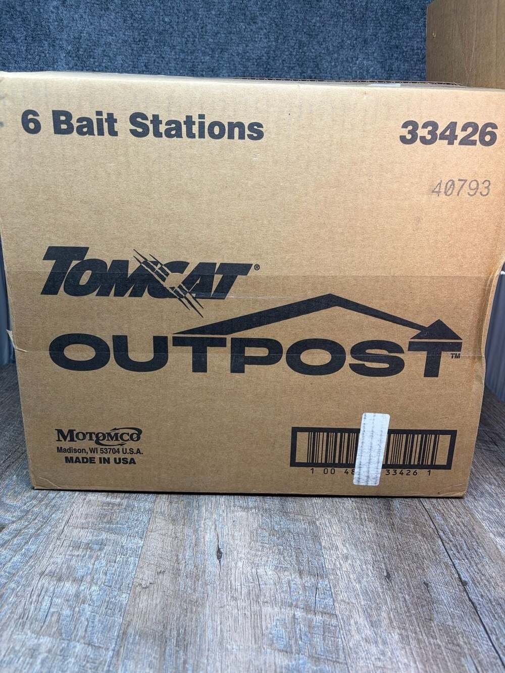 New Tomcat Bait Station - Set of 6 Outpost Rat Bait Stations, Rodent Control NIB
